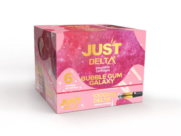 Delta 8 Disposable Cartridges By Just Delta-Bubble Gum Bliss: Exploring the Galaxy with Just Delta’s Delta 8 Disposable Cartridges!